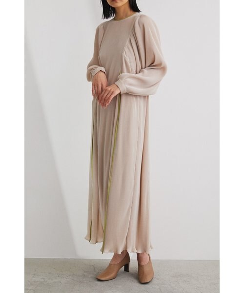 プリーツギャザースリーブワンピース Style Mixer スタイルミキサー の通販 Mall