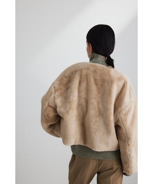 Toteme Bellac faux fur jacket ファー ジャゲット - 毛皮/ファーコート