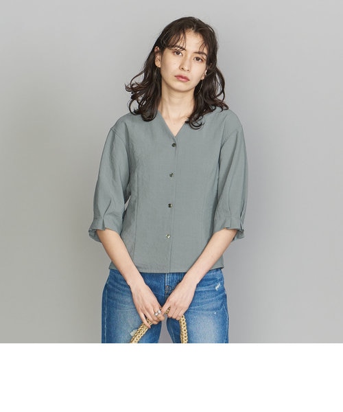 By Vネックドルマンスリーブシャツ Beauty Youth United Arrows ビューティ ユース ユナイテッドアローズ の通販 Mall