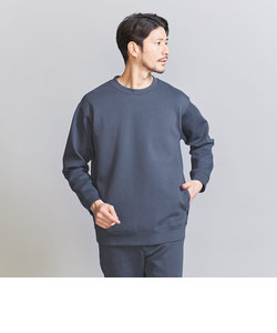 【WEB限定 WARDROBE SMART】ダブルニット クルーネック スウェット/セットアップ対応