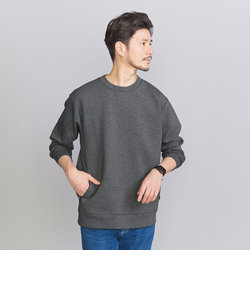 【WEB限定 WARDROBE SMART】ダブルニット クルーネック スウェット/セットアップ対応