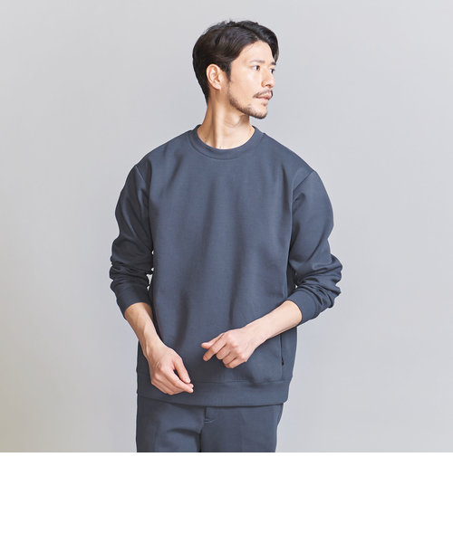 WEB限定 WARDROBE SMART】ダブルニット クルーネック スウェット