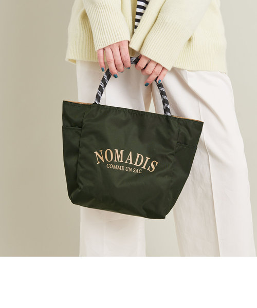 【別注】＜NOMADIS＞SAC ロゴ リバーシブル ミニ トートバッグ