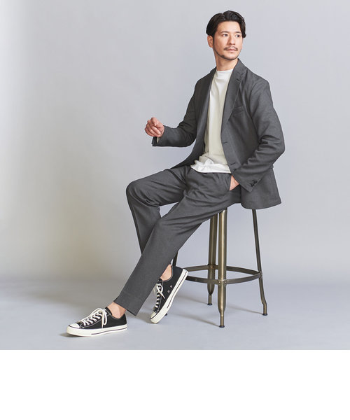 【WEB限定 WARDROBE SMART】LANATEC セットアップ/背抜きジャケット＆イージーパンツ