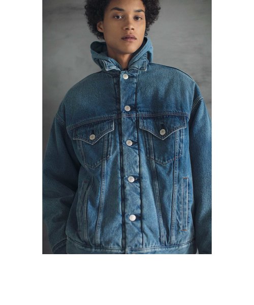 monkey time＞ PDD DENIM TRUCKER JACKET ind/ジャケット