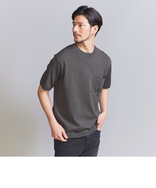 WEB限定 WARDROBE SMART】デオドラント 1ポケット ニット Tシャツ ...