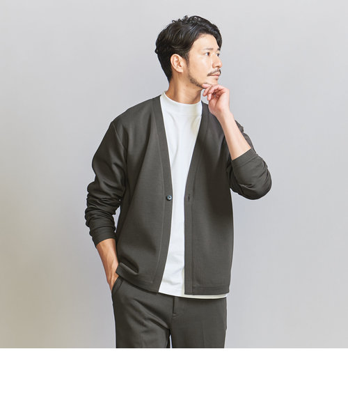 【WEB限定 WARDROBE SMART】ダブルニット カーディガン/セットアップ対応