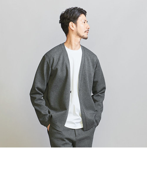 【WEB限定 WARDROBE SMART】ダブルニット カーディガン/セットアップ対応