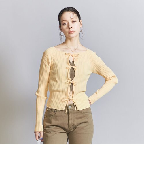 ワイドリブニット トップス -2WAY/ウォッシャブル- | BEAUTY&YOUTH 