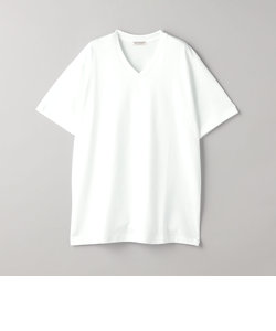 ハイゲージ ガスコットン Vネック ショートスリーブ Tシャツ ‐ 抗菌 防臭機能‐