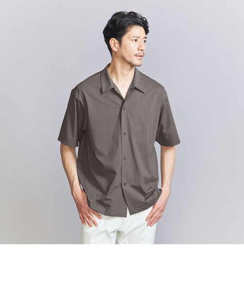 【WEB限定 WARDROBE SMART】キャンプカラーシャツ【接触冷感】