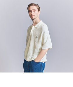 ＜LACOSTE for BEAUTY&YOUTH＞ ジャカード ニット ポロシャツ