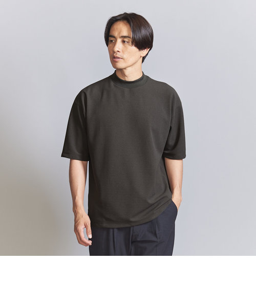 クール ペアスキン モックネック Tシャツ ‐接触冷感‐