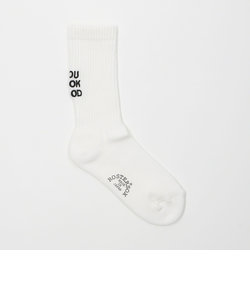 【別注】＜ROSTER SOX＞メッセージ リブ ソックス