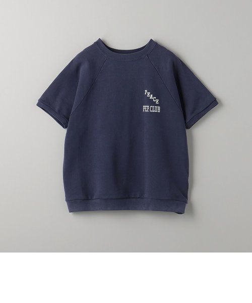 【別注】＜HANTEX＞スウェット ショートスリーブ プルオーバー/NAVY