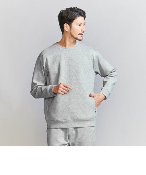 【WEB限定 WARDROBE SMART】ダブルニット クルーネック スウェット/セットアップ対応