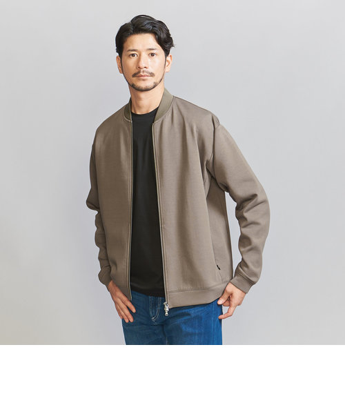 【WEB限定 WARDROBE SMART】ダブルニット ジップブルゾン/セットアップ対応