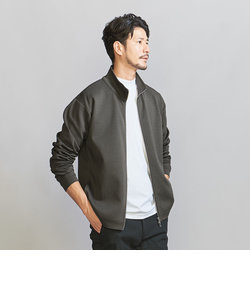 【WEB限定 WARDROBE SMART】ダブルニット スタンド ジップブルゾン/セットアップ対応