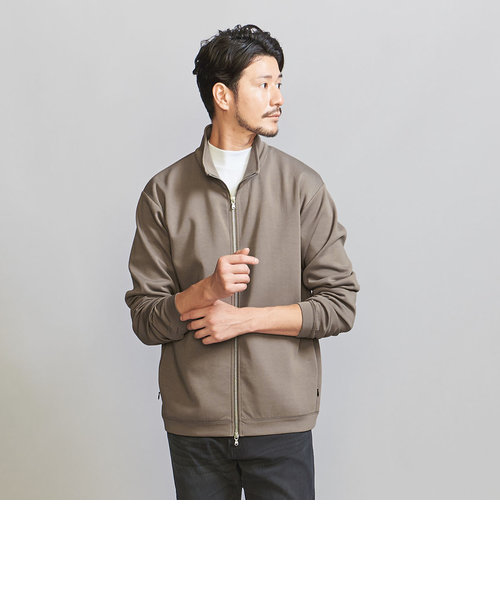 【WEB限定 WARDROBE SMART】ダブルニット スタンド ジップブルゾン/セットアップ対応