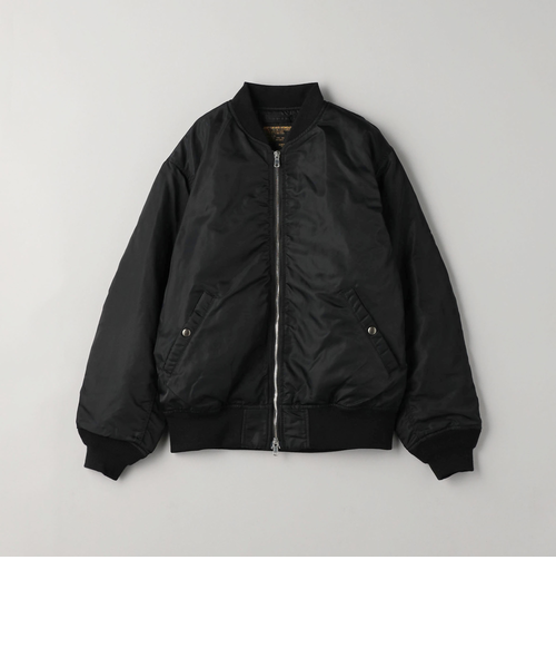 ナナナサーカ×ビューティー＆ユース コラボ MA-1 黒 リメイク ボンバー