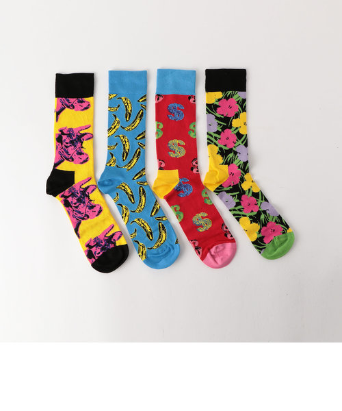 Happy Socks ハッピーソックス 靴下 4足セット ③ - レッグウェア