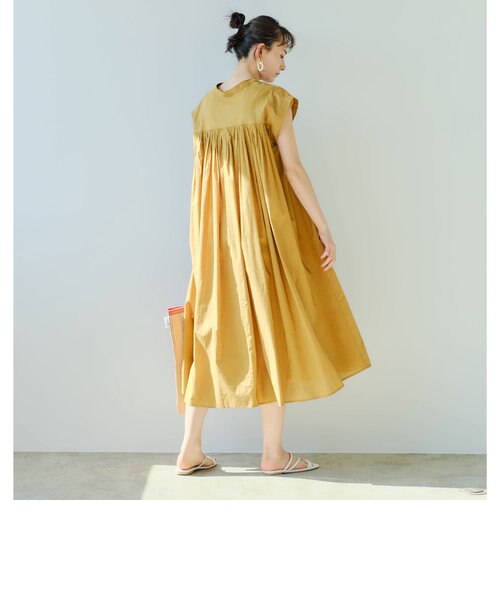 Cfc ピンタック ノースリーブ ワンピース Green Label Relaxing ク リーンレーベル リラクシング の通販 Mall