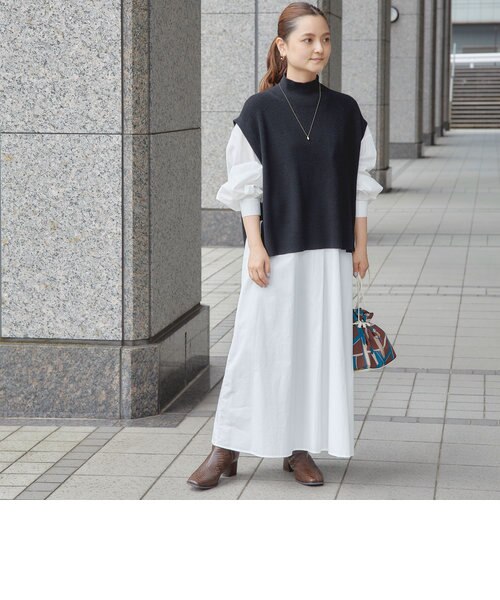 ニット ベスト シャツ ワンピース セット Green Label Relaxing ク リーンレーベル リラクシング の通販 Mall