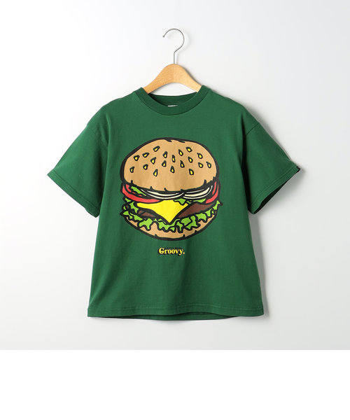 GROOVY COLORS(グルービーカラーズ)＞TJ GROOVY ハンバーガー Tシャツ