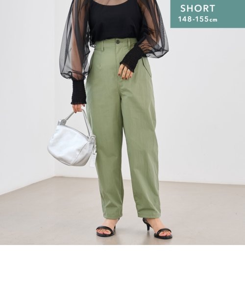 WEB限定】［SHORT/H148-155cm］ミリタリー パンツ | green label