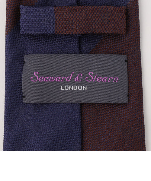 Seaward & Stearn＞8.0cm ストライプ1 ネクタイ | green label