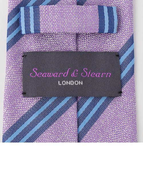 Seaward & Stearn＞8.0cm ストライプ4 ネクタイ | green label