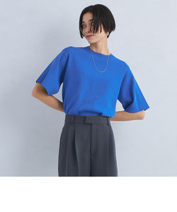 【WEB限定】サマー ニット Tシャツ -ウォッシャブル・接触冷感・UVカット-
