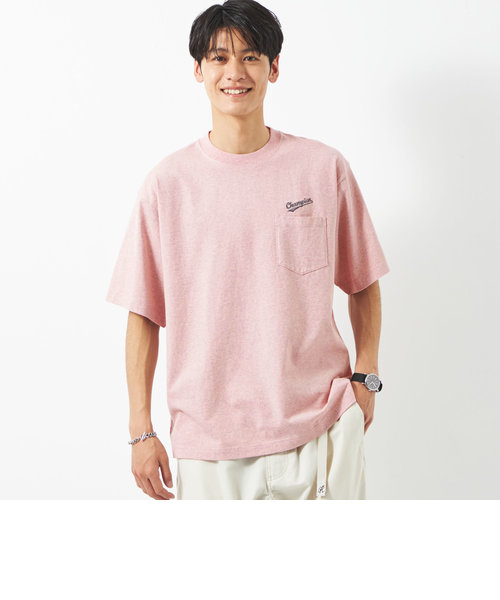 【別注】＜Champion×green label relaxing＞ロゴ ポケット Tシャツ