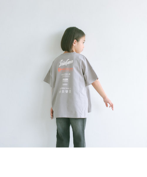 【別注】＜UNIVERSAL OVERALL＞TJ EX ロゴプリント Tシャツ 100cm-130cm
