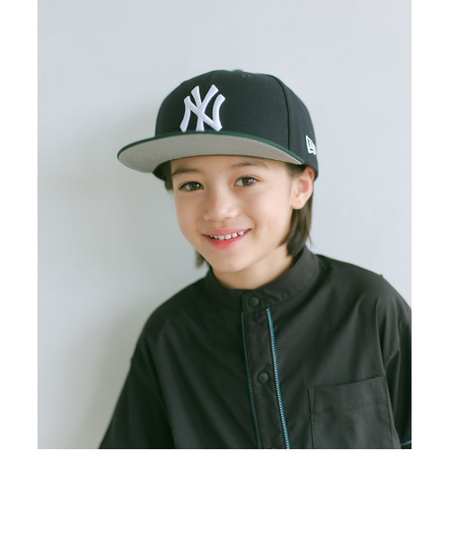 ＜NEW ERA＞ニューヨーク・ヤンキース ネイビー ダークグリーンバイザー / Youth 9FIFTY