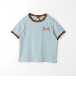 【別注】＜RUSSELL ATHLETIC＞プリント リンガー Tシャツ 100cm-130cm