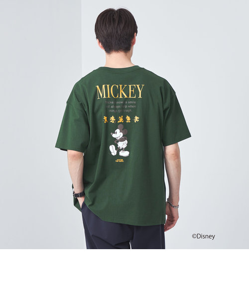 【WEB限定】＜GLR or＞DISNEY ミッキーマウス / バックプリント 半袖 Tシャツ
