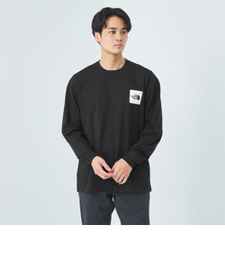 ＜THE NORTH FACE＞ロングスリーブ スクエア ロゴ Tシャツ