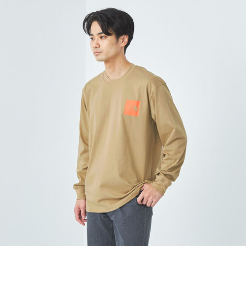 ＜THE NORTH FACE＞ロングスリーブ スクエア ロゴ Tシャツ