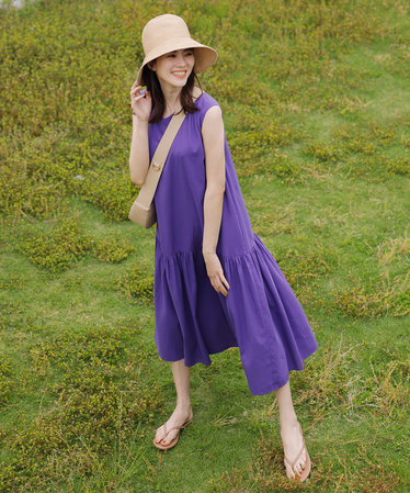 レディースのワンピース・ドレス（パープル/紫色）通販 | &mall 