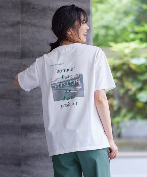 【接触冷感/UVケア】アソートロゴ半袖Tシャツ