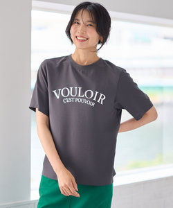 【WEB限定/UVカット/吸水速乾/接触冷感】ジョーゼットロゴ半袖Tシャツ