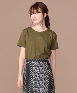 【UVケア】ロゴプリント Tシャツ