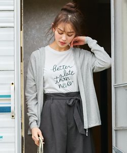【L'aube】刺繍ミックスロゴ Tシャツ