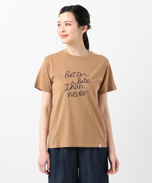 【L'aube】刺繍ミックスロゴ Tシャツ
