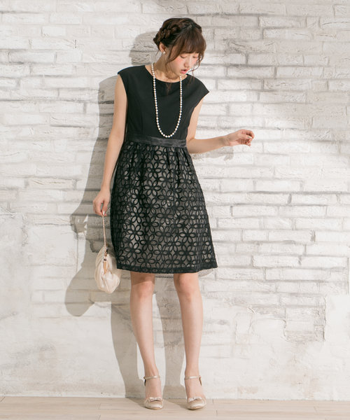フローラルオーガンジー ドレス | any SiS（エニィスィス）の通販 - &mall