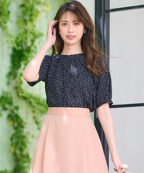 美人百花6月号掲載】シアーストライプ ブラウス | any SiS