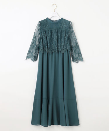 洗える】レーシーケープ ドレス | any SiS（エニィスィス）の通販 - &mall