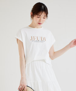 【接触冷感・UVケア】冷感ロゴ Tシャツ