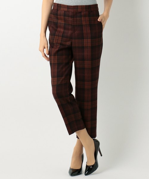 セールストア LOCHCARRON TARTAN CHECK CLEAR テーパードパンツ | www